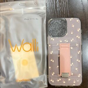 Wallis Blush Floral iPhone 13 Pro Max Case with Strap